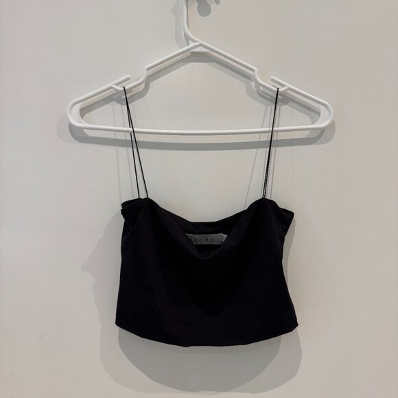 Meshki Yvonne Crop Top – Black / Size S - Picture 7 of 9